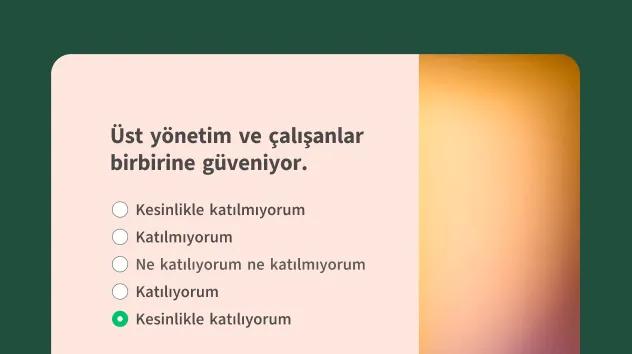 Çalışan bağlılığı anket şablonu
