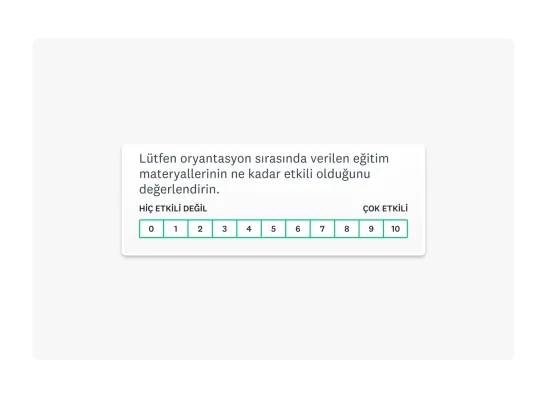 çalışan oryantasyonu sorusu