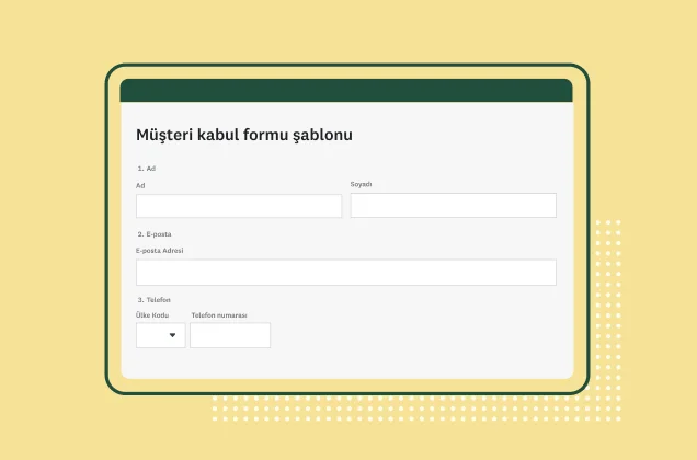 SurveyMonkey müşteri kabul formu ekran görüntüsü