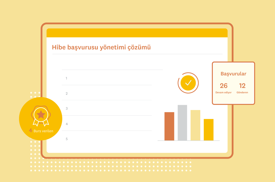 Hibe başvurusu yönetimi çözümü ekran görüntüsü