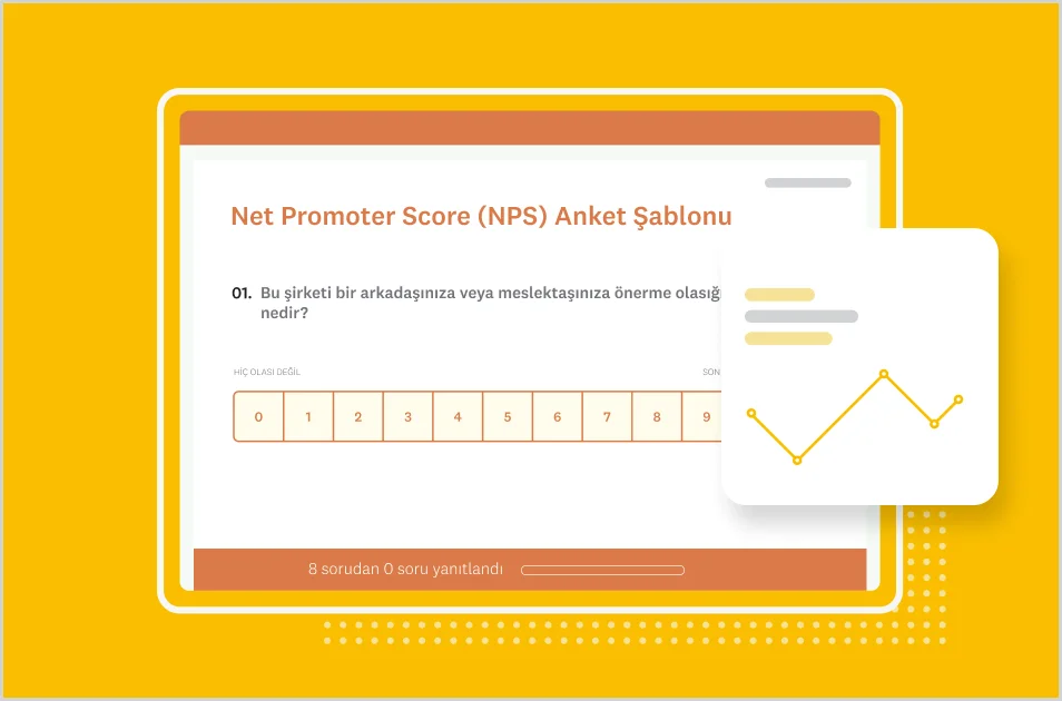 SurveyMonkey Net Promoter Score anket şablonu ekran görüntüsü