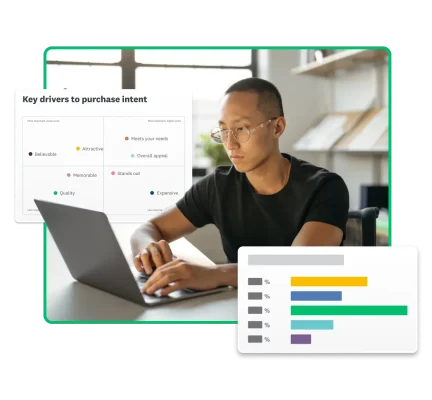 man working on laptop