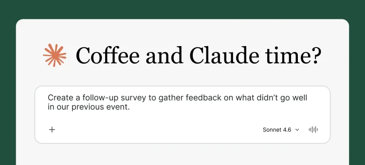 New: Create and analyse surveys directly in Claude