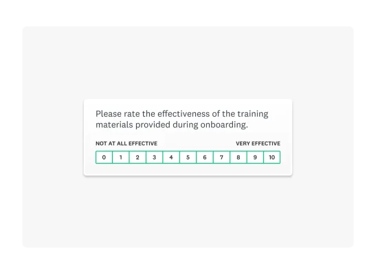 Employee onboarding survey