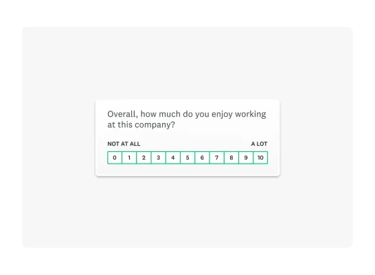 CSAT questionnaire with Likert scale response