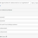 How to weight responses in a matrix