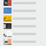 A list of survey themes