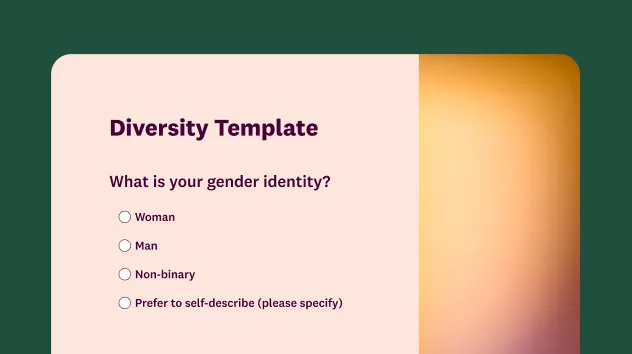 The diversity survey template