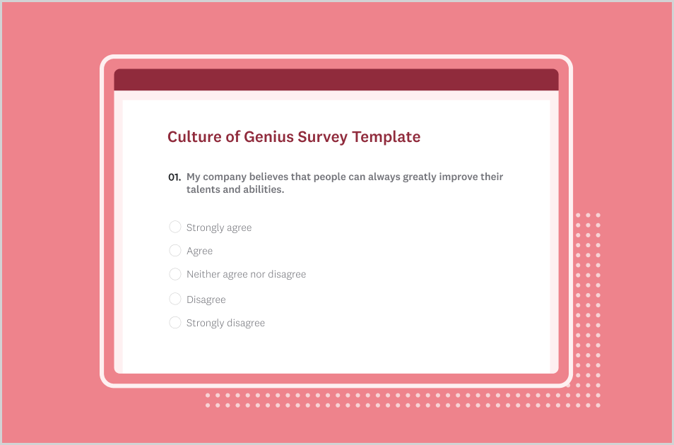 Culture of Genius survey