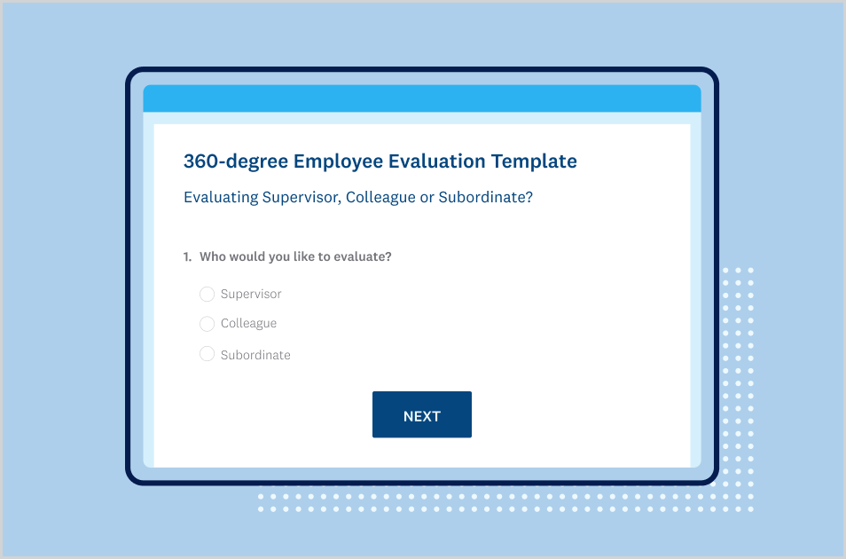 360-degree employee evaluation survey template