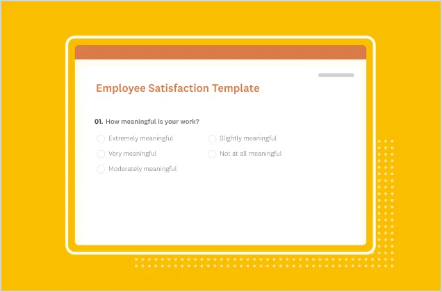Employee satisfaction survey template