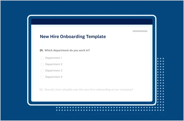 New hire onboarding survey template