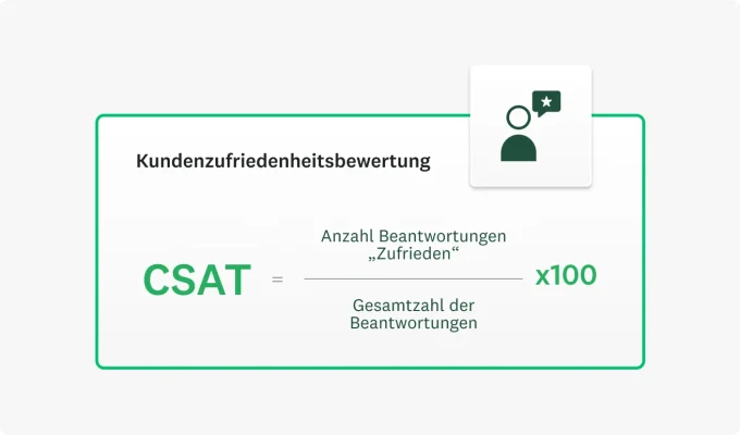 Formel zur Berechnung des CSAT