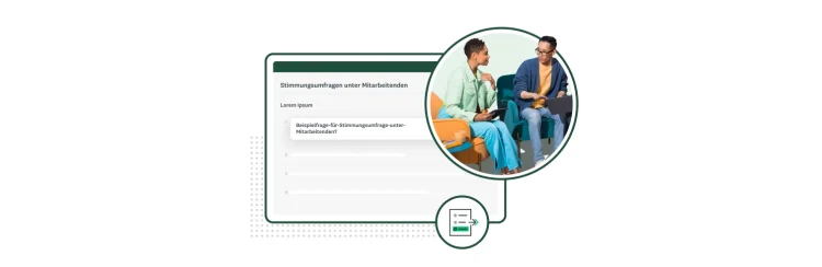 Feld für Stimmungsumfrage