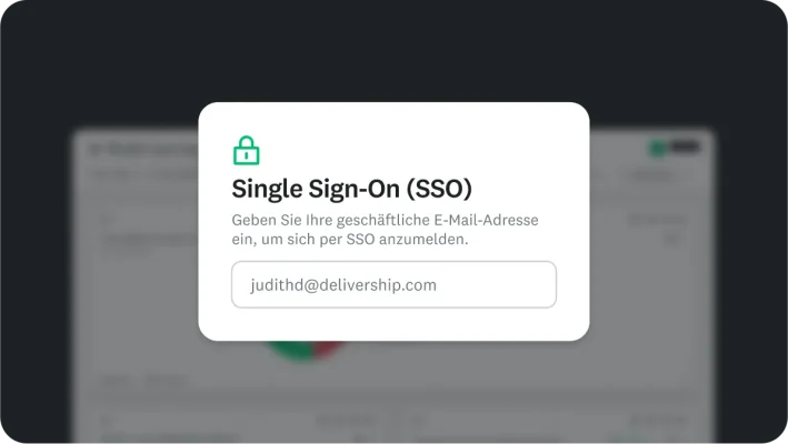 Popup für Single Sign-On