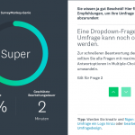 SurveyMonkey-Genie: Beispiel-Auswertung