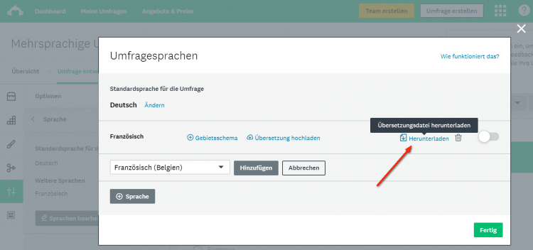 Übersetzungsdatei herunterladen