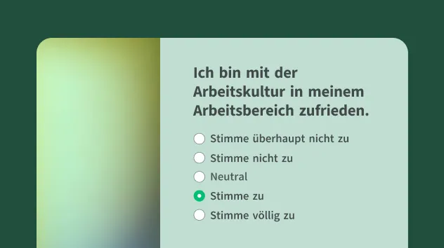 Vorlage für Stimmungsumfrage zur Arbeitskultur