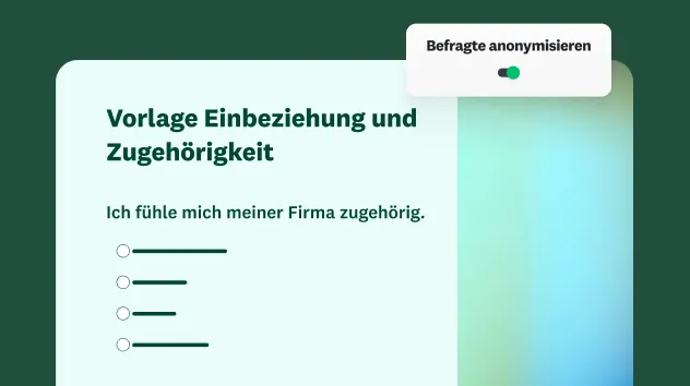 Umfragevorlage zu Inklusion und Zugehörigkeit