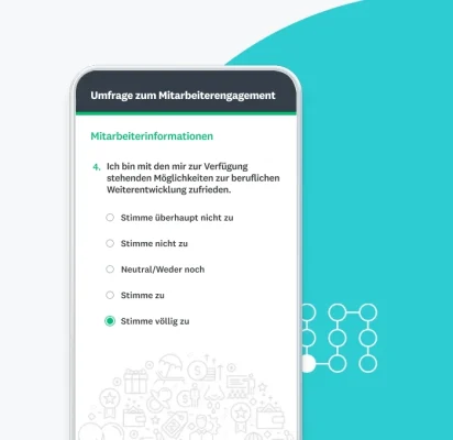 Beispiel für eine Handy-Umfrage