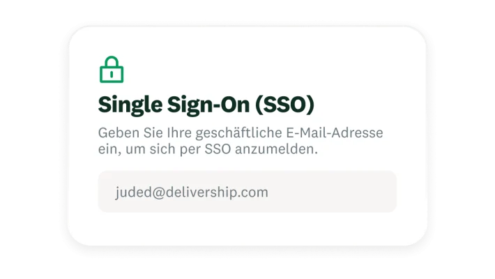 Popup für Single Sign-On
