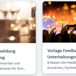 Online-Abstimmung: Vorlagen Veranstaltung