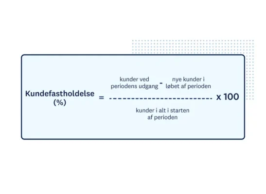 Ligning for kundefastholdelsesprocent (CRR)