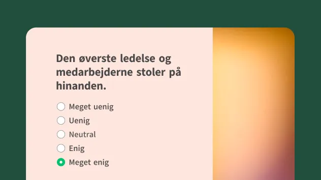 Skabelon til spørgeundersøgelse om medarbejderengagement