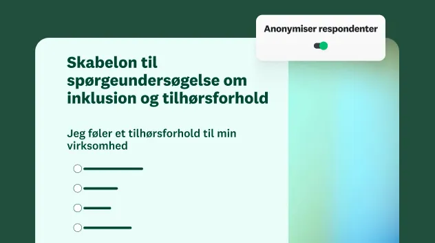Skabelon til spørgeundersøgelse om inklusion og tilhørsforhold
