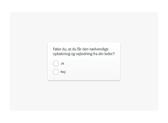 Diktonomisk spørgsmål i spørgeundersøgelsesformat