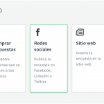 Recopilar respuestas a través de redes sociales