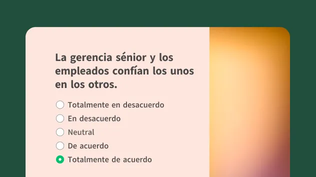 Plantilla de encuesta sobre el compromiso de los empleados