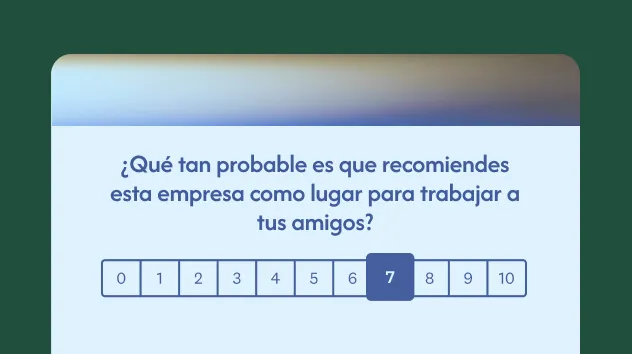 Plantilla de encuesta de ENPS