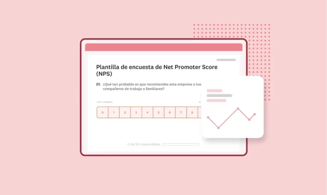 Captura de pantalla de la plantilla de encuesta Net Promoter Score de SurveyMonkey