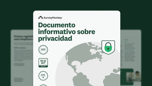 Documento informativo sobre privacidad de SurveyMonkey