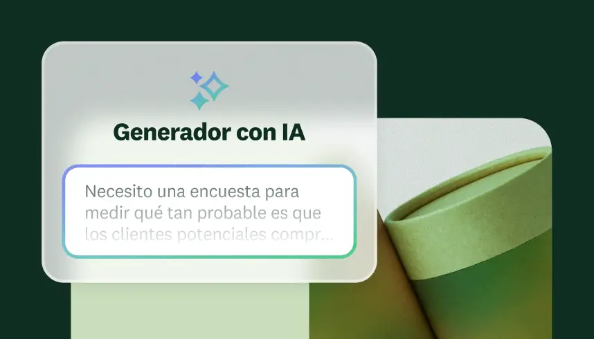 Muestra de cómo se ve nuestro Generador con IA y una indicación de ejemplo.