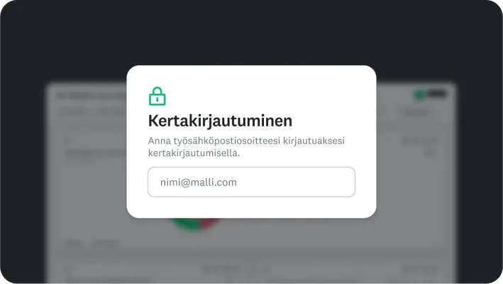 Kertakirjautumisen ponnahdusikkuna