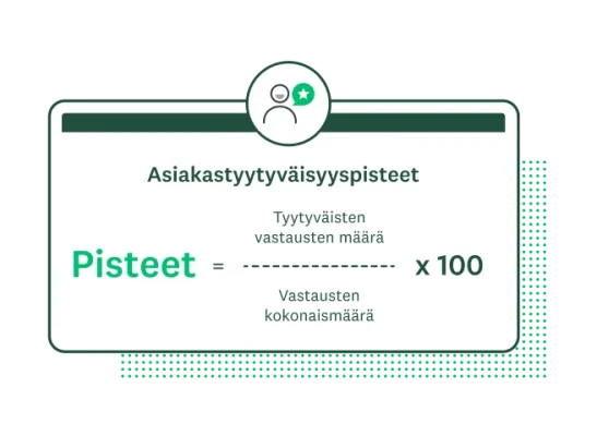 Asiakastyytyväisyyspisteiden laskutapa