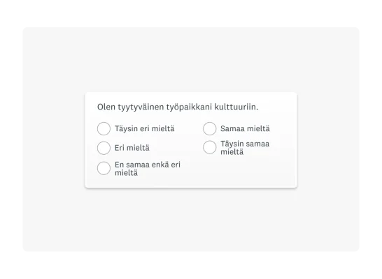Työntekijätyytyväisyyden kyselytutkimus