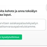 Näyttökuva SurveyMonkeyn tekoälytyökalusta, jossa käyttäjä voi automaattisesti luoda kyselytutkimuksen antamansa kehotteen perusteella