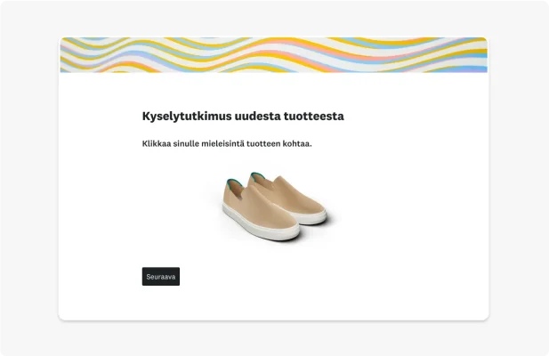 kuva tuotekehityksen kyselytutkimuksesta