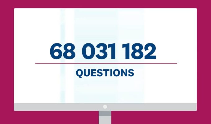 écran d'ordinateur avec le nombre de questions posées avec SurveyMonkey en 2020