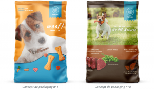Comparaison de deux concepts de packaging