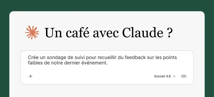Nouveau : créez et analysez vos sondages dans Claude
