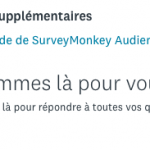 Capture d'écran des liens vers les ressources et le centre d'aide