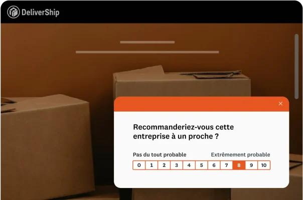 Question de sondage « Recommanderiez-vous cette entreprise à un proche ? »