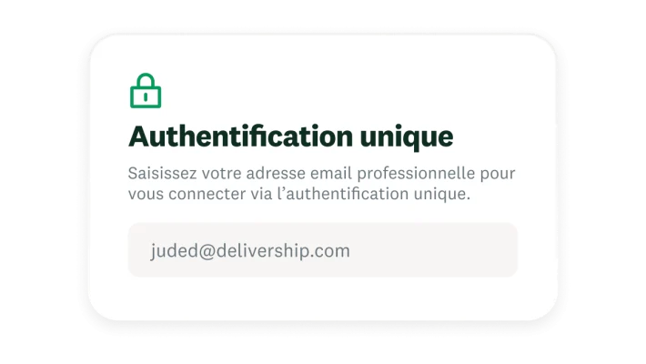 Fenêtre contextuelle d’authentification unique