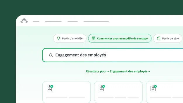 Recherche d’un modèle de sondage sur l’engagement des employés