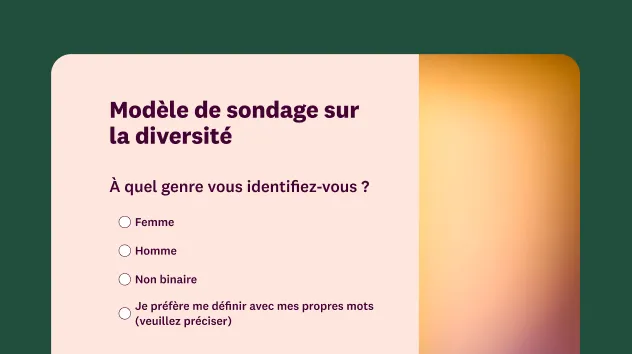 Modèle de sondage sur la diversité