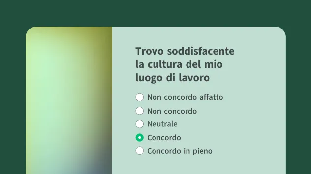 Modello di sondaggio ricorrente sulla cultura aziendale